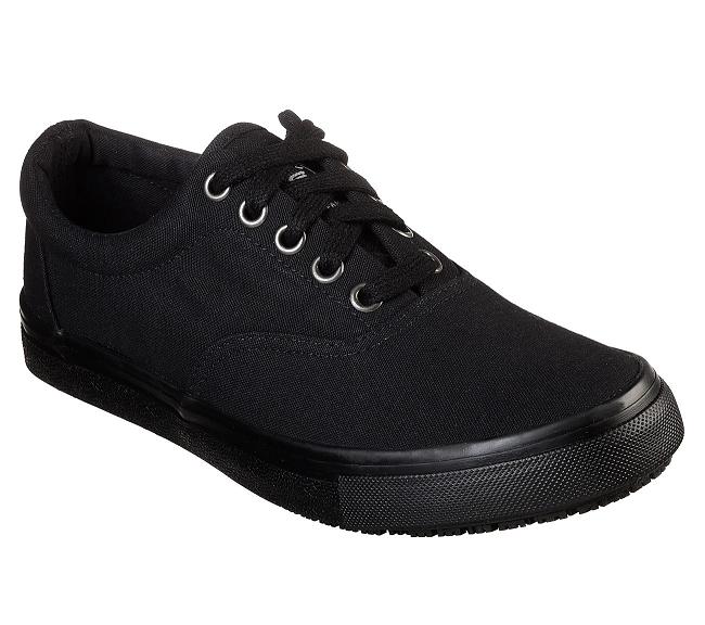 Zapatos de Trabajo Skechers Mujer - Sudler Negro AKGVD9380